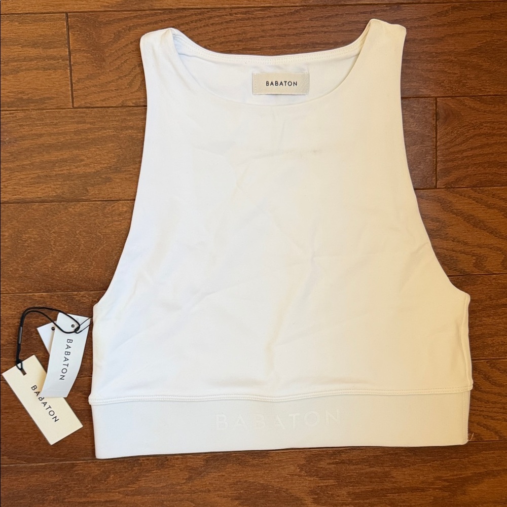 Babaton White Tank Top - Picture 1 of 4